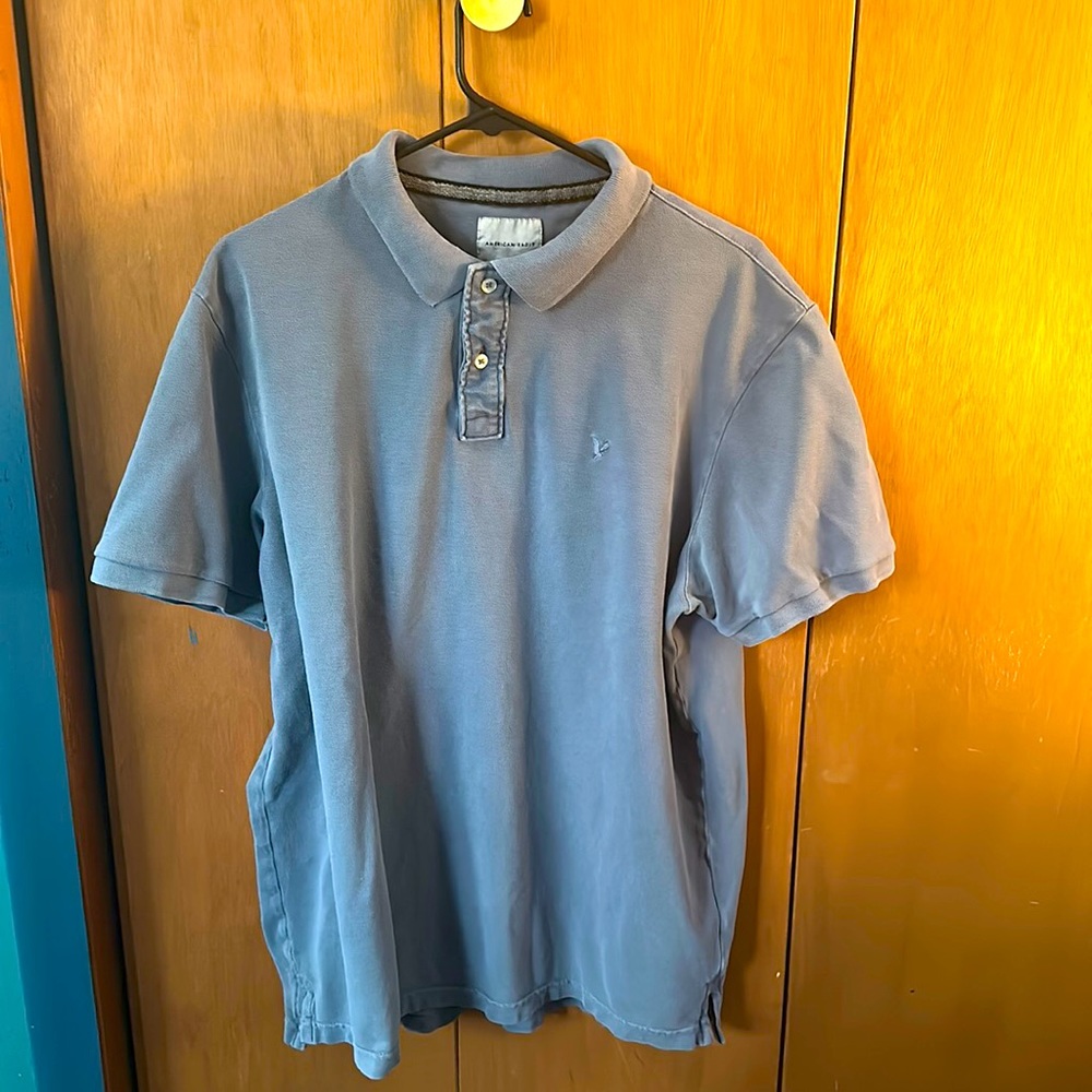 Used - American Eagle - Men’s Polo - Blue